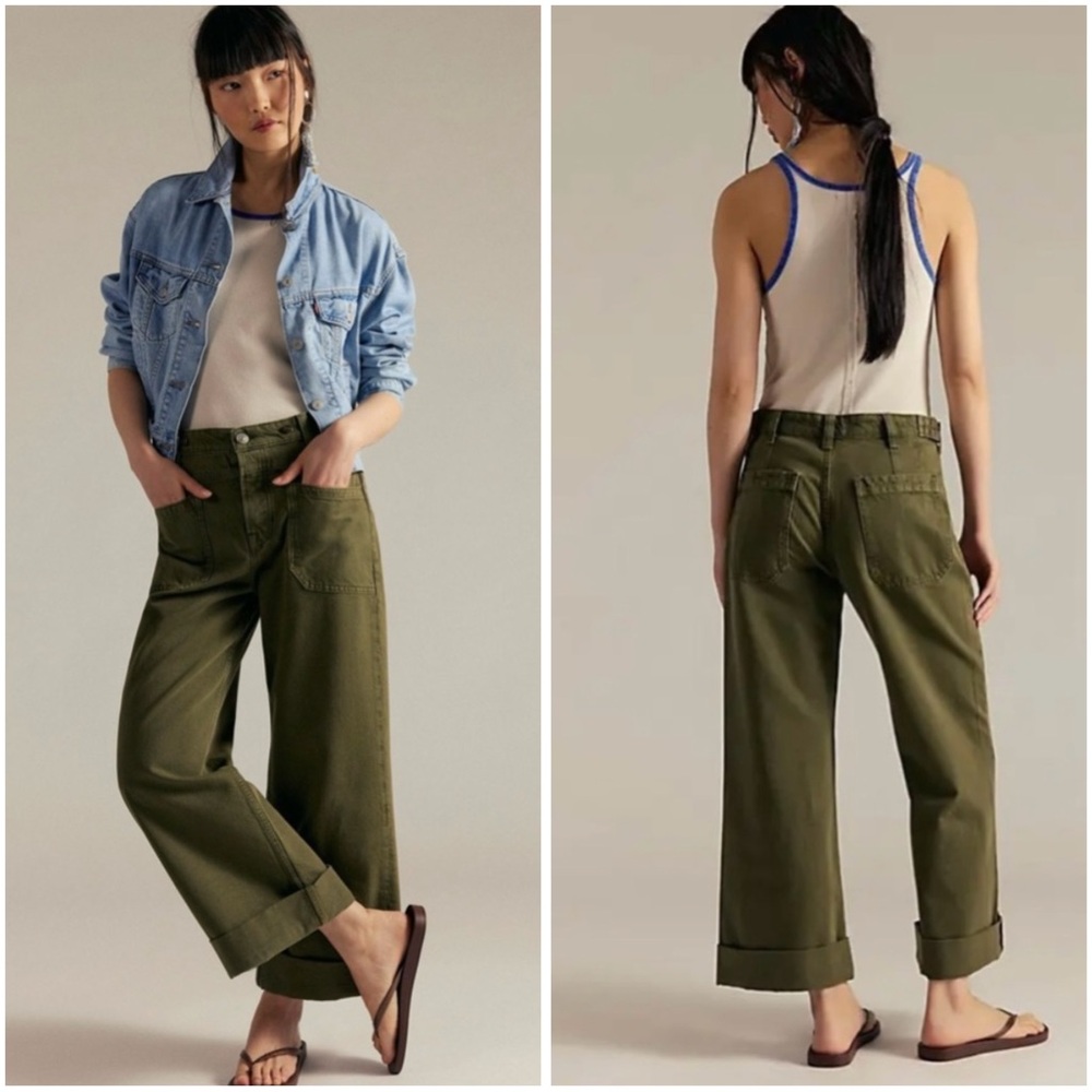 Free People We The Free Palmer Cuffed Jeans